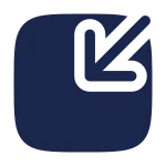 Square Top Up SVG Icon